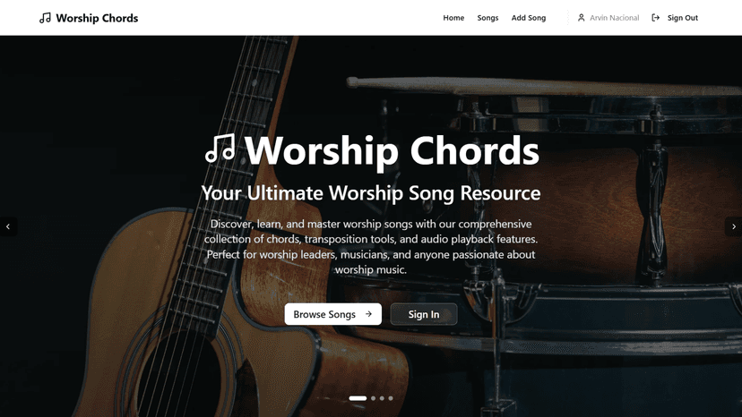 Worship Chord Transposer